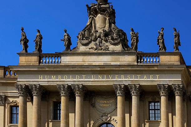 exterior of the Humboldt University in Berlin exterior of the Humboldt University, one of Berlin's oldest universities, founded by Wilhelm von Humboldt (1767-1835); Berlin, Germany Humboldt University of Berlin stock pictures, royalty-free photos & images