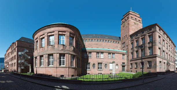 Building of Freiburg University Building of Freiburg University (SW Germany) University of Freiburg stock pictures, royalty-free photos & images