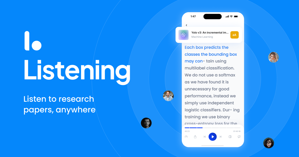 listening app, listening.com. text to speach